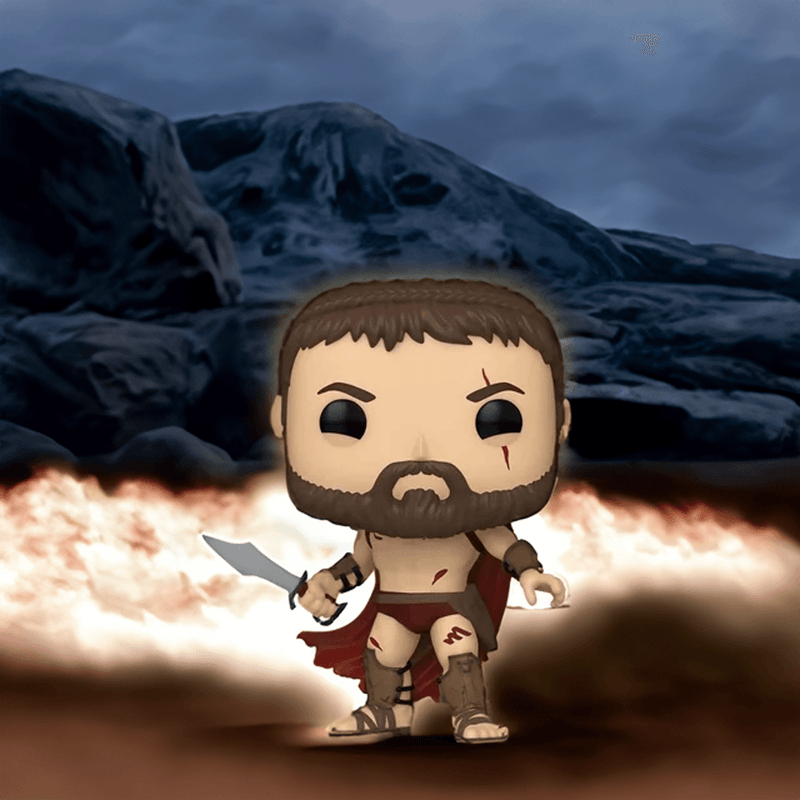 Immerse in the Spirit of Sparta with the New Leonidas Funko Pop! Vinyl Figure - A Tribute to Cinema Masterpiece and Collectors Dream - PPJoe Pop Protectors
