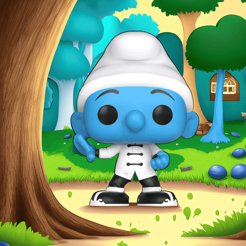 Cherish Childhood Memories with Limited Edition Hefty Smurf Collectable - PPJoe Pop Protectors