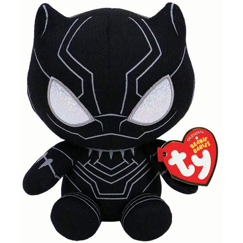 IN STOCK: TY Marvel's Black Panther: Soft & Cuddly Superhero Plush Toy - PPJoe Pop Protectors