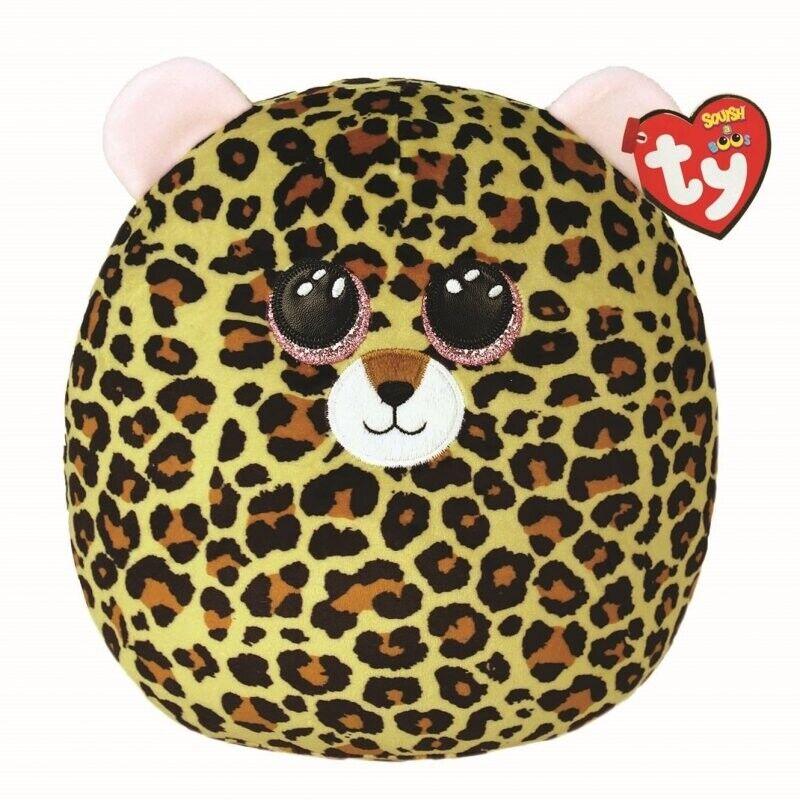 TY Livvie Leopard: Your New Cuddly Safari Adventure Awaits! Squish-a-Boo 10" Plush. Fast Delivery & Excellent Customer Service. Add to Collection Today! - PPJoe Pop Protectors