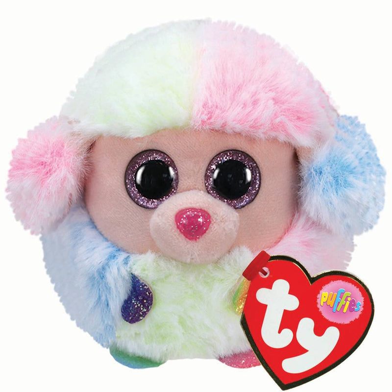 IN STOCK: TY Rainbow Poodle Puffies: The Cutest Weighted Balls of Ty Puff! Collect Them All. Fast Delivery & Excellent Customer Service. Order Now! - PPJoe Pop Protectors